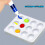 12 Pack Spot Plates - Reaction Plate-12 Wells,Polypropylene 4