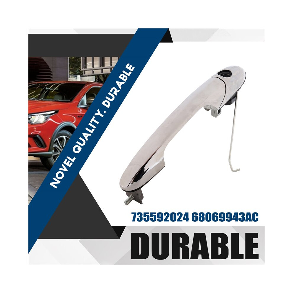 Door Handle Outer With Keyhole Front Left Outer Door Handle For 500 500C 735592024 68069943Ac 4713109866908