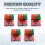 5Pcs INA228 Voltage Current Module Current Voltage Monitoring Sensor Module Bi-Directional Zero-Drift Breakout Board 7
