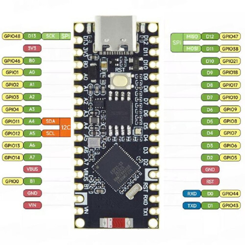 ESP32-S3R8  WiFi -Compatibel Ontwikkelingsbord IoT-Module voor -Microcontrollerprojecten AIoT 1