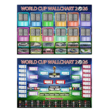 2026 World Cup Schedule Poster