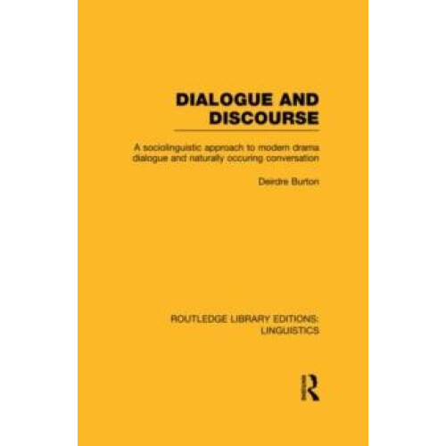 Dialogue and Discourse RLE Linguistics C Applied Linguistics A Socioli