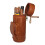 Premium Leather Men' S Case with Zipper, Moisturizing Cover, Portable and Stylish Storage Solution 5