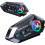 Bluetooth-intercom voor motorhelm - Motorintercomset Bluetooth 5.4 Dual-Chip - 2x - Bereik tot 500 meter - IP56 1