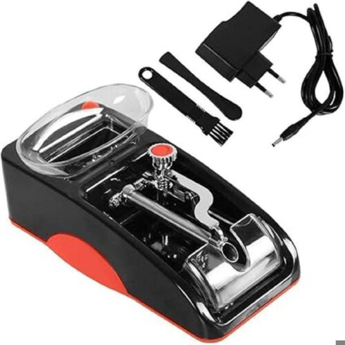 Electric Cigarette Rolling Machine, Automatic Electric Cigarette Rolling Machine, Cigarette Rolling Machine, Red Color
