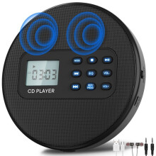 Seinnteoir CD Inaistrithe - BYTELIKE - CD - Scáileán LCD - Cainteoirí Steirió - Muirearú USB