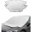 Front windshield - HVSUDGFYASDGFUYSD - E382DFBLZYB001 - 190x126 cm - Multi-layer aluminum/polyester - Sun/wind/snow protection 1