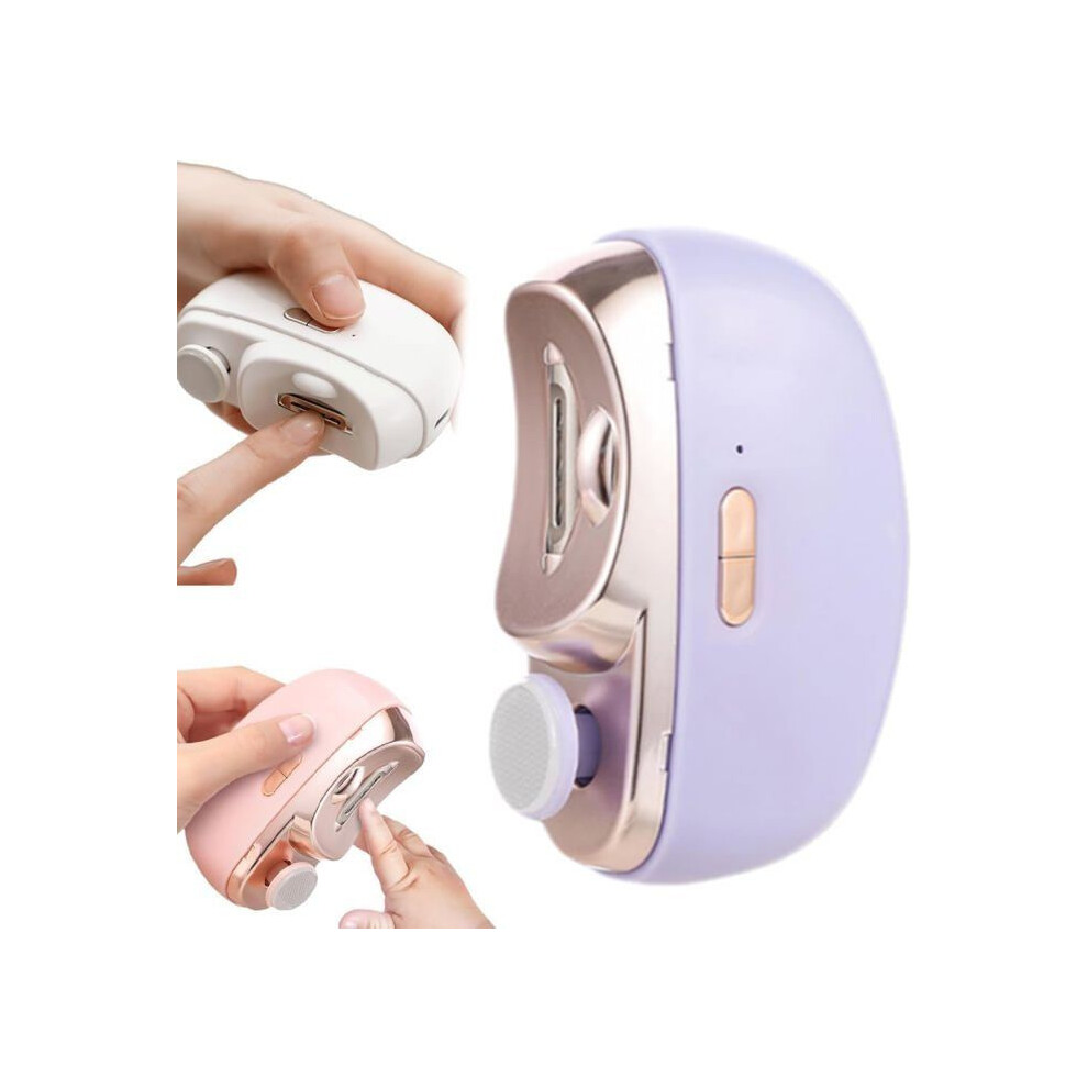 Electric nail clipper - 3 in 1 - Polishing & Grinding - 2 speeds - USB rechargeable