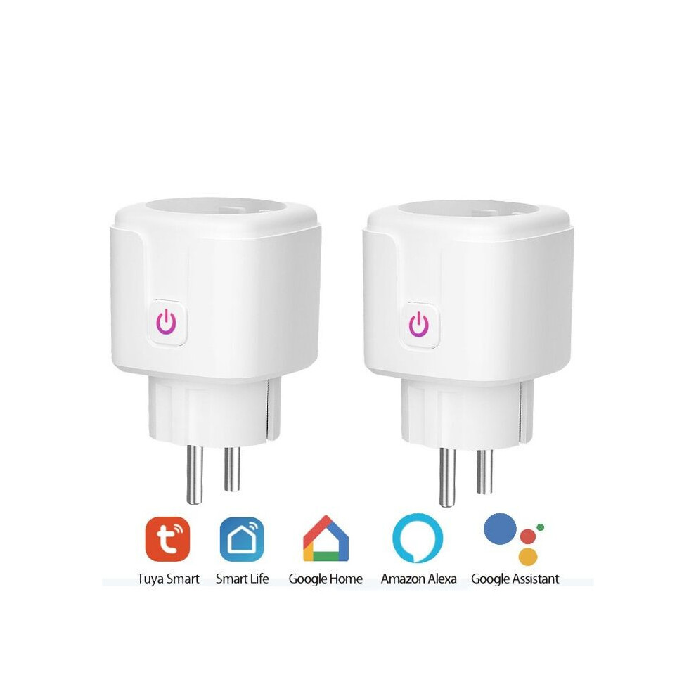 Wifi Smart Plug, 2-Pack Smart Plug Compatible With Alexa, Google Home And Smart Life, Programmable Wifi Plugs 6485316064177