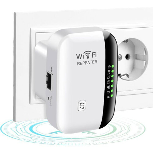 WiFi Repeater - DEBSY - 2.4 GHz - 300 Mbps - 50 m Range