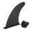 Durable 9in SUP Fin PVC Black 17