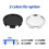 ABS Plastic 55mm Wheel Rim Centre Caps 7