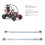 255mm Go Kart Steering Tie Rod Kit 8mm 9