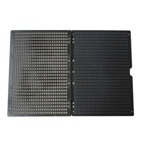 2X 27 Linee E 30 Griglie Pratica Lavagna Portatile in Plastica Braille con Stilo 1