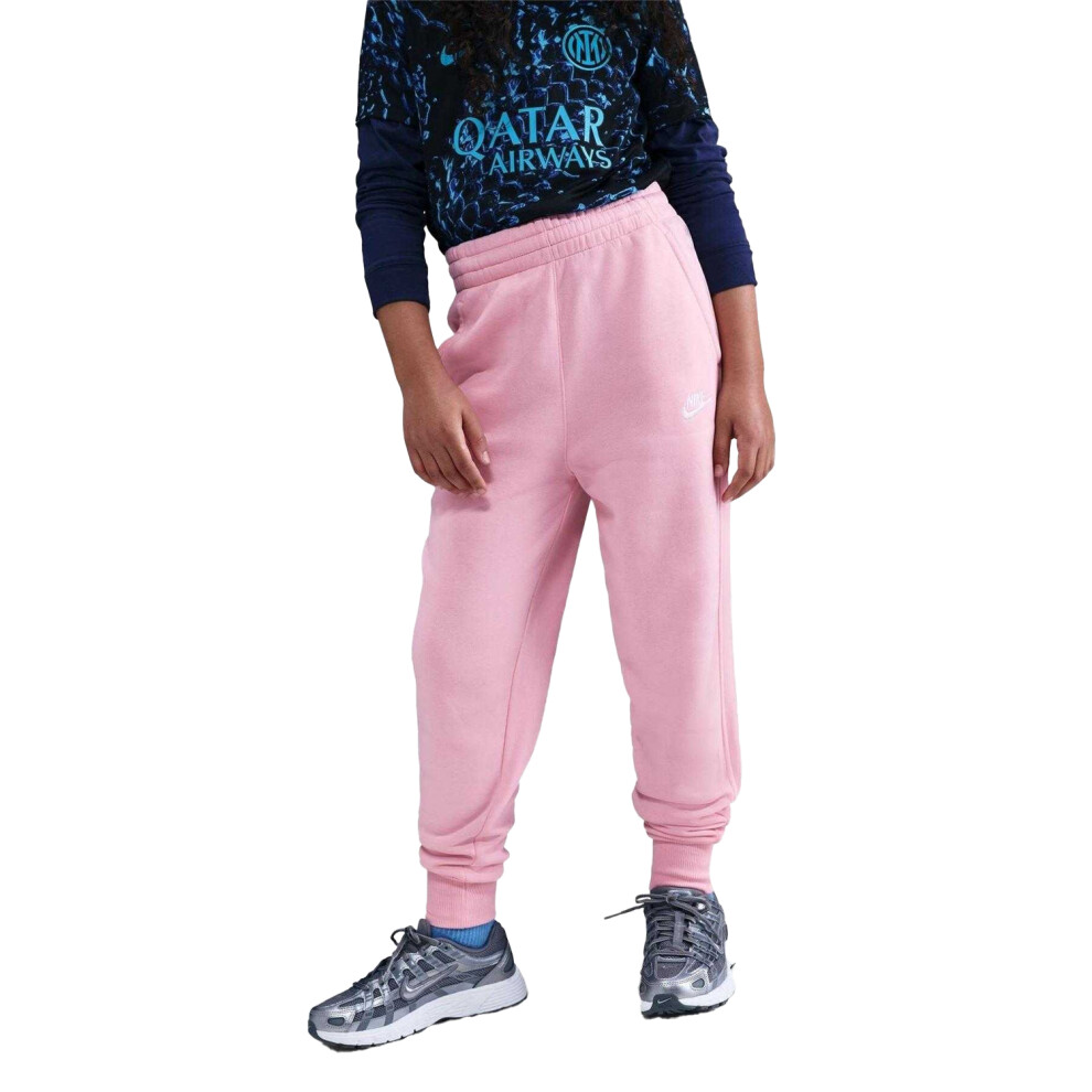 Nike (13 Years, Soft ) Girls Cotton Blend Jogging Bottoms Pink
