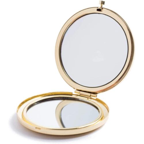 Magnifying Compact Mirror for Purse, Folding Mini Double Sided Travel Makeup Mirror