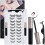 10 Pair Magnetic Eyelashes with Waterproof Eyeliner, Reusable No-Glue False Lashes 1