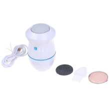 Pulidora de pies eléctrica recargable por USB de color azul
