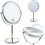 10x Magnification Chrome Standing Cosmetic Mirror for Shaving & Makeup 1