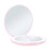 Specchietto tascabile compatto ricaricabile da 3,5", rosa 1