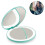 Compact 1x/10x LED Travel Makeup Mirror with 12 Lights 1