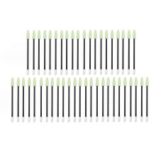 Einweg-Doppelkopf-Wimpern- und Lippen-Mascara-Bürstchen, Grasgrün