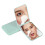 Green Lightweight Portable LED Vanity Mirror, 1X/2X Magnification 1