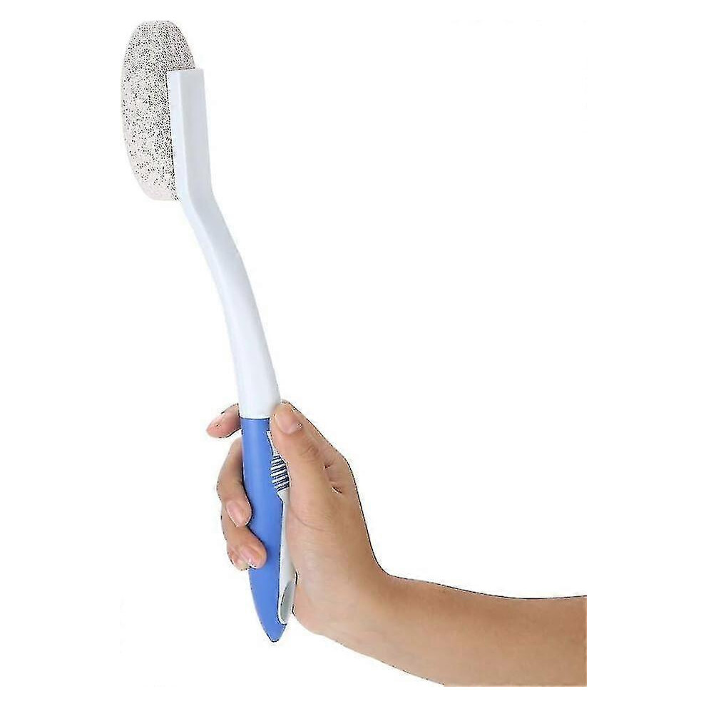 Pumice Stone with Long Handle, Foot File & Callus Remover, Scrubbing Brush