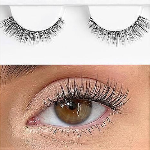 Cameras Rolling False Eyelashes Natural Look - Soft Thin Clear Band