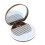 Cute Cookie Shaped Mirror, Makeup Chocolate Comb Pocket Mirror, Standable, 4pcs 1