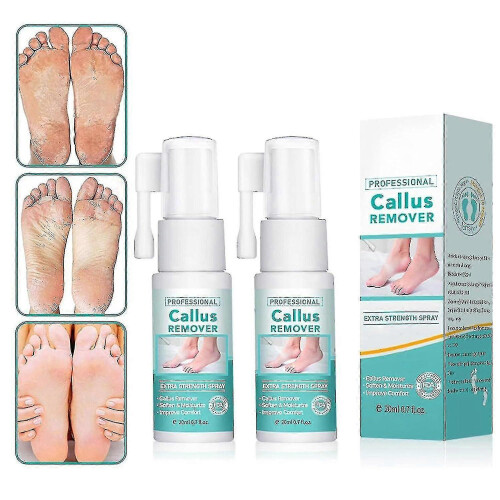 2pcs Professional Callus Remover Extra Strength Spray, Instant Foot Peeling Spray