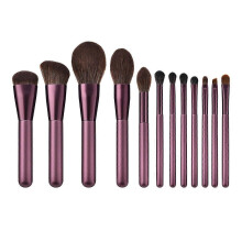Set mit 12 lila Konturpinseln, weich für den täglichen Gebrauch, 18,5 x 1,7 x 1,6 cm