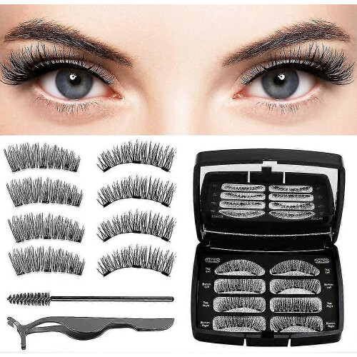 Magnetic Eyelashes Set, 3D Artificial Lashes