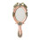 Cute Vintage Handheld Pink Makeup Mirror with Handle, Vanity Gift 1