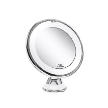 LED Cosmetic Mirror 10x Magnification, 360 Swivel, Illuminated