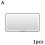 1pc Rechargeable LED Car Sun Visor Makeup Mirror, 3 Light Modes 1