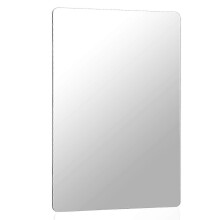 Specchio magnetico leggero, argento, 17,80x12,70x0,20 cm, compatto per scuola e casa.