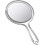 Handheld Double-Sided Mirror 1x/2x Magnifying, Portable 1