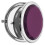 Purple 7x7x1cm Compact Foldable Travel Mirror with Magnifying & Regular Reflection 1
