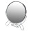 Luxora 6-Inch Rotating Double-Sided Tabletop Makeup Mirror, Metal Frame, Portable 1
