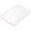 Pink Foldable Desktop Makeup Mirror 19x14x1cm, Touch Ups Eyebrow Grooming, Plastic 1Pcs 1