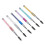 Assorted Color 16.7x0.5cm Plastic Lash Extension Brush Mascara 6Pcs 1