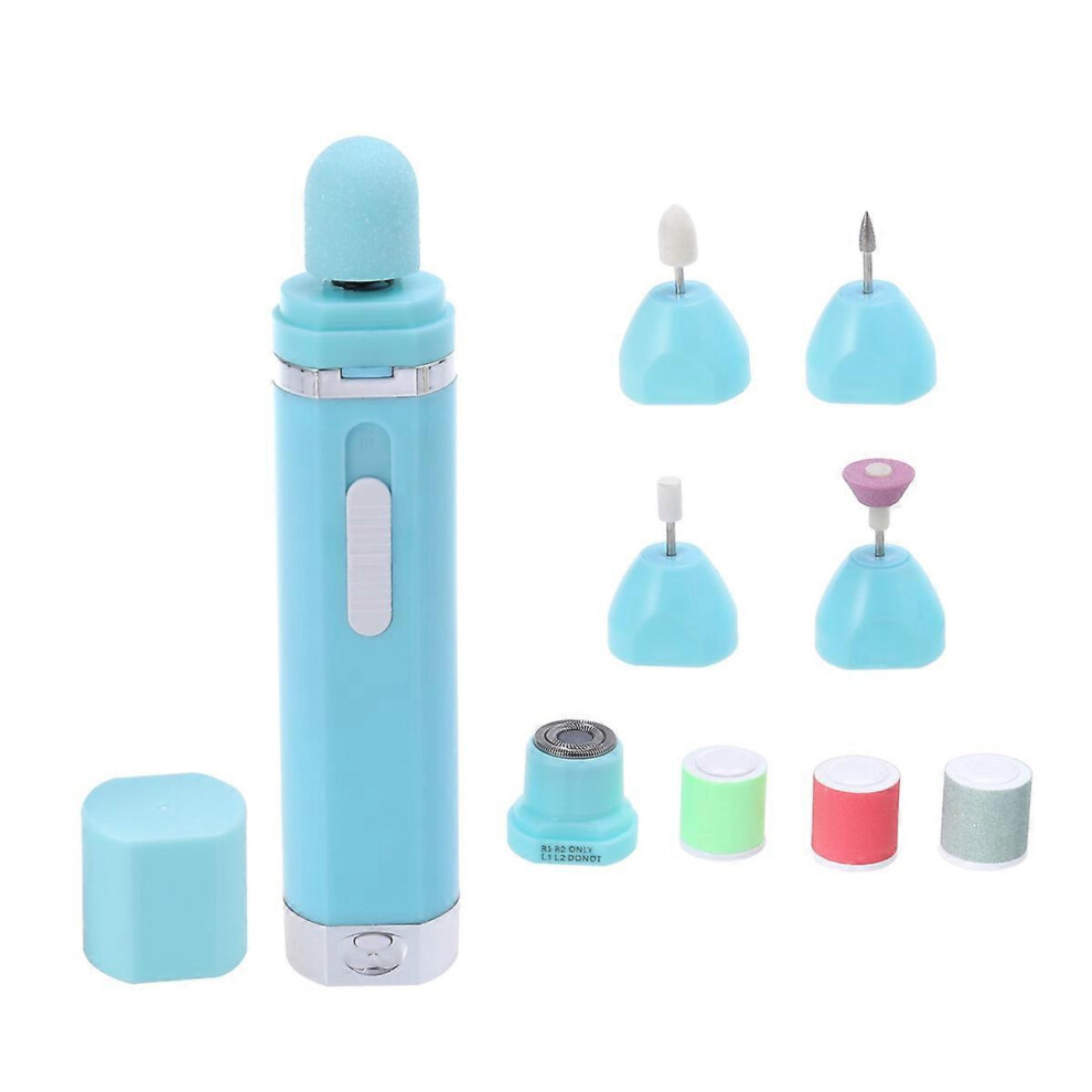 Assorted Color 9-in-1 Electric Pedicure Polisher Manicure Set for Nail Polishing 3Pcs