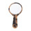 SS2 Acetate Round Cosmetic Mirror with Ergonomic Handle for Professional Makeup 1