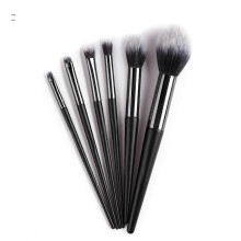 6pcs Professional Long Handle Fiber Makeup Brush Set