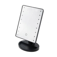 LED Lighted Makeup Mirror, 10x Magnifying Round Vanity Mirror