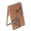 Foldable Portable Makeup Mirror 1Pcs Black Gold Wooden for Bathroom Vanity 1