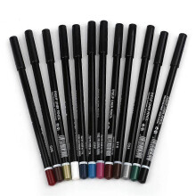 12pcs Waterproof Eyeliner Pencil Set - Multi Color Eye Liner Makeup Kit