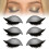 SilverEyelash Adjustable Quick Eye Makeup Stickers & Eyeshadow Combo Reusable False Eyelashes for Beginners 1
