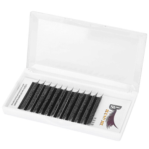 0.07mm W Shaped False Eyelashes, C Curve 9mm, Grafting Extension